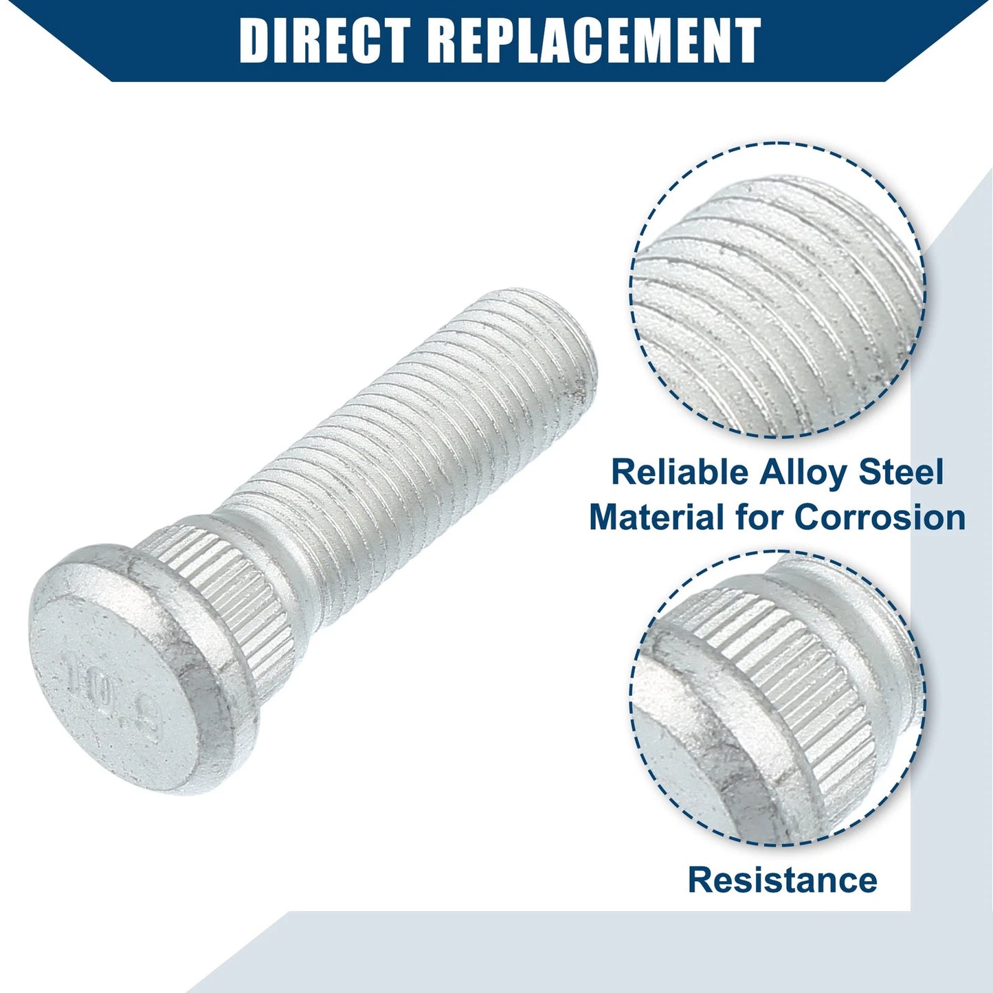 20 x M12-1.5 Wheel Stud Bolts for Lexus, Toyota, Scion