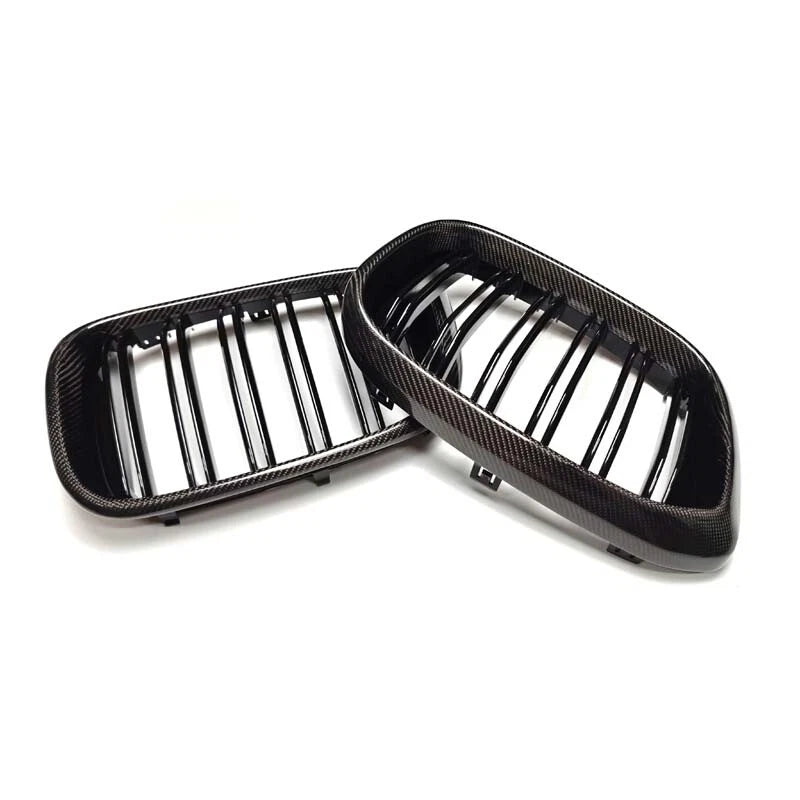 Real Carbon Fiber Front Bumper Grille Mesh Trim for BMW X3 G01 X4 G02 2018-2021