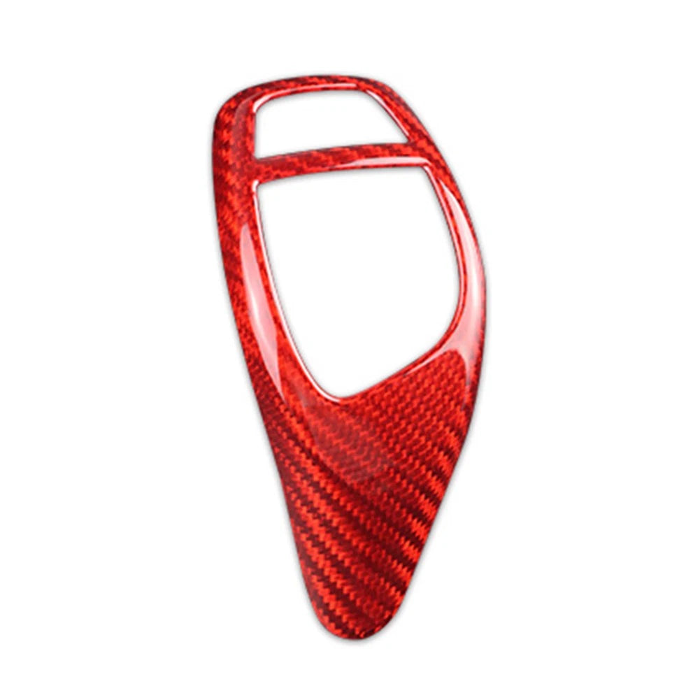 Carbon Fiber Gear Shift Knob Cover Trim for BMW 1 2 3 4 5 6 X3 X5 X4