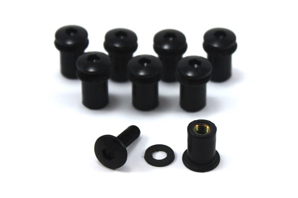 Windscreen Bolts & Rubber Nuts for Suzuki