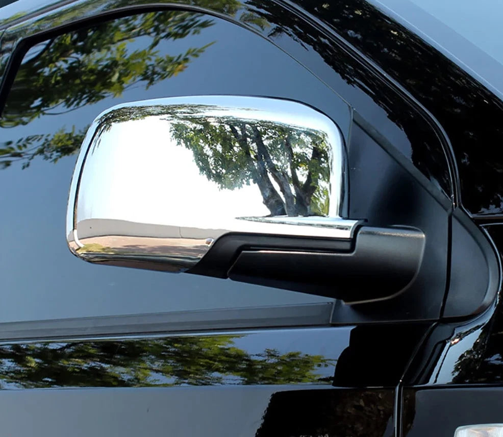 Side Rearview Mirror Lid Cover Trim for Dodge Journey 2009-2020 (2 x Chrome ABS)