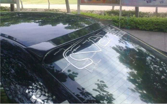 Black Roof Spoiler for 2009-2013 Toyota Corolla (2009-2013)