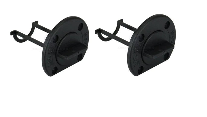 Boat Bung Plastic Plug & O-Ring Seal, Retainer 50mm Cut Out x 2