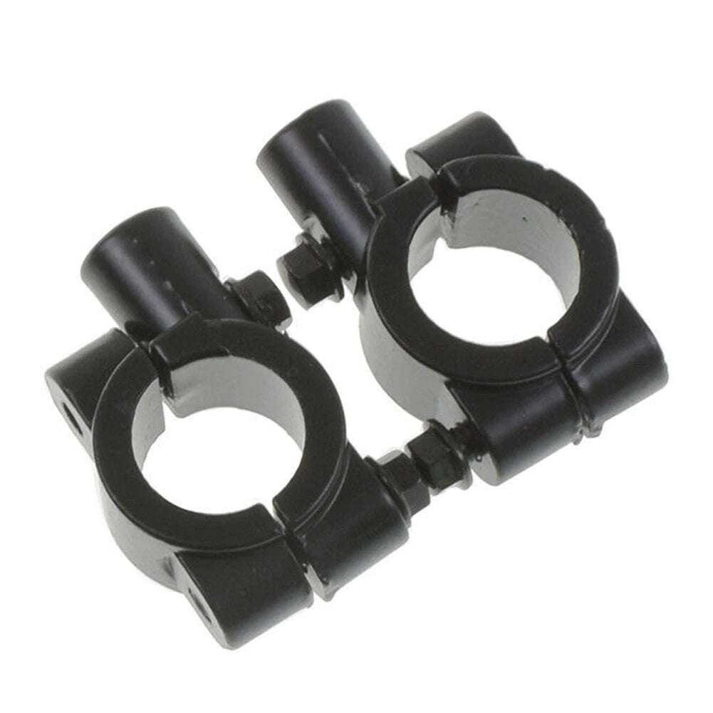 22MM M10 Black Motorcycle Handlebar Mirror Mount Clamp