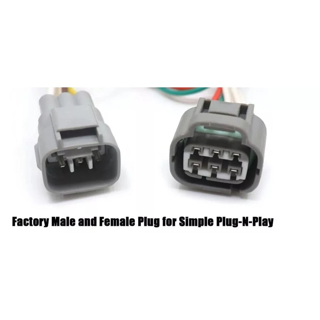 Trailer Wiring Harness Connector Adapter Set for Toyota T100 Tacoma (1995-2004)