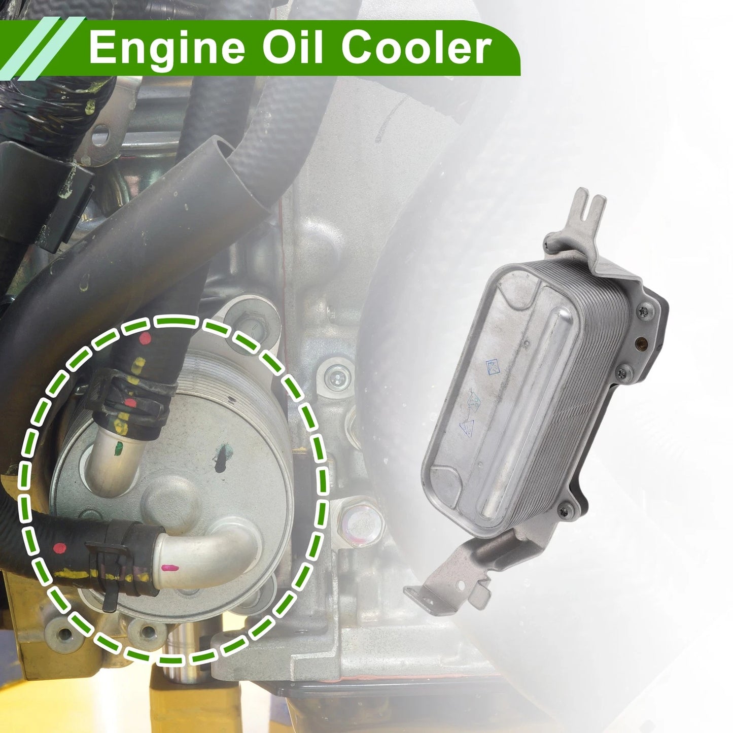 Engine Oil Cooler for BMW 550i 2009-2016, Transmission Oil Cooler 1 x Pc