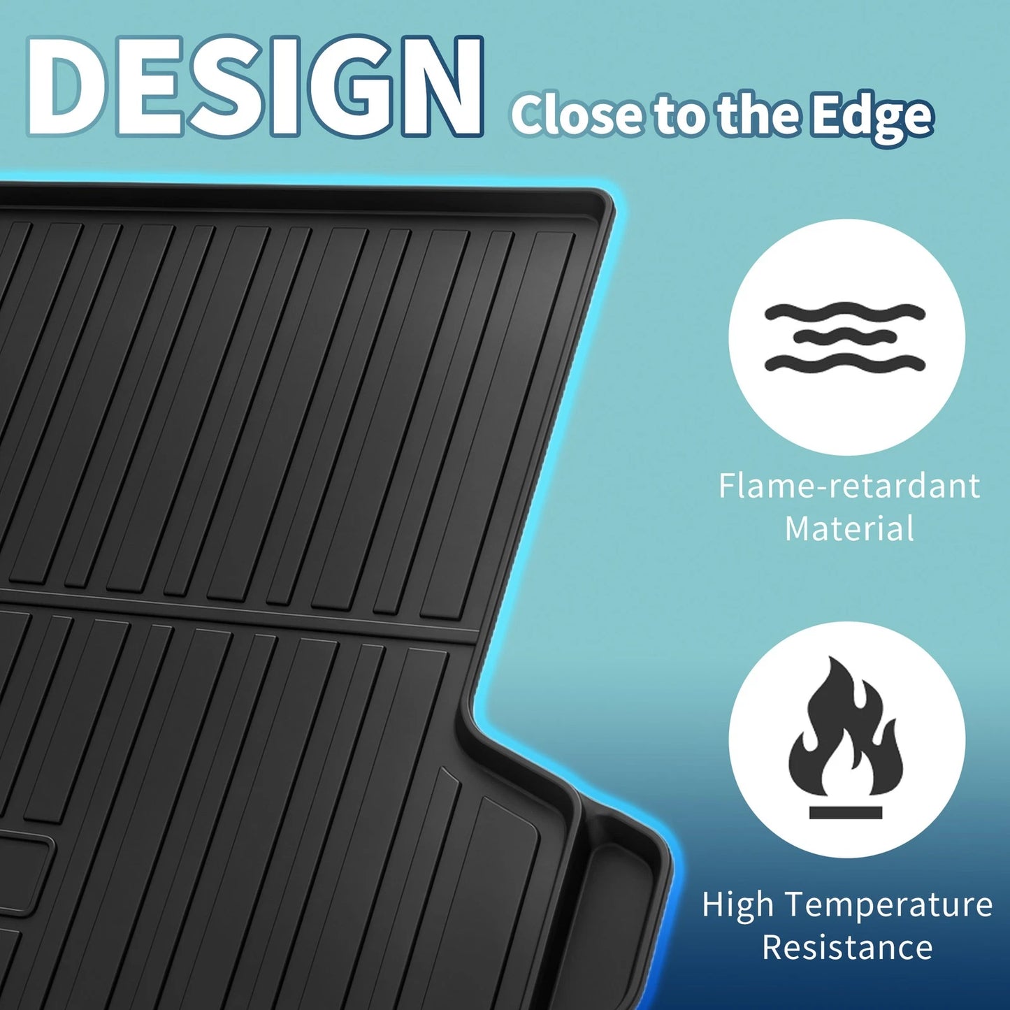 Flat Face Cargo Liner Trunk Mat for Kia Sportage (2023-2025) 1 Pc