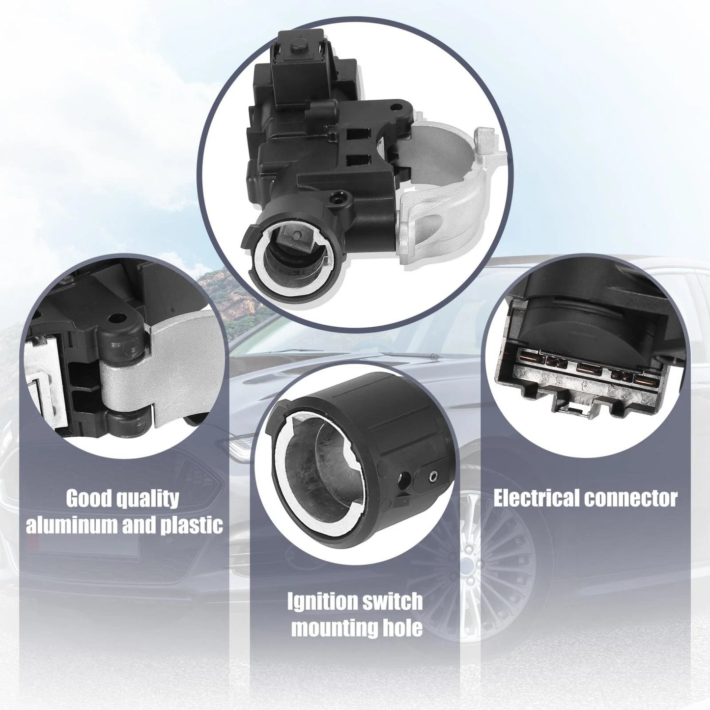 Ignition Lock Housing Flange for Ford Focus, Escape (2008-2011)