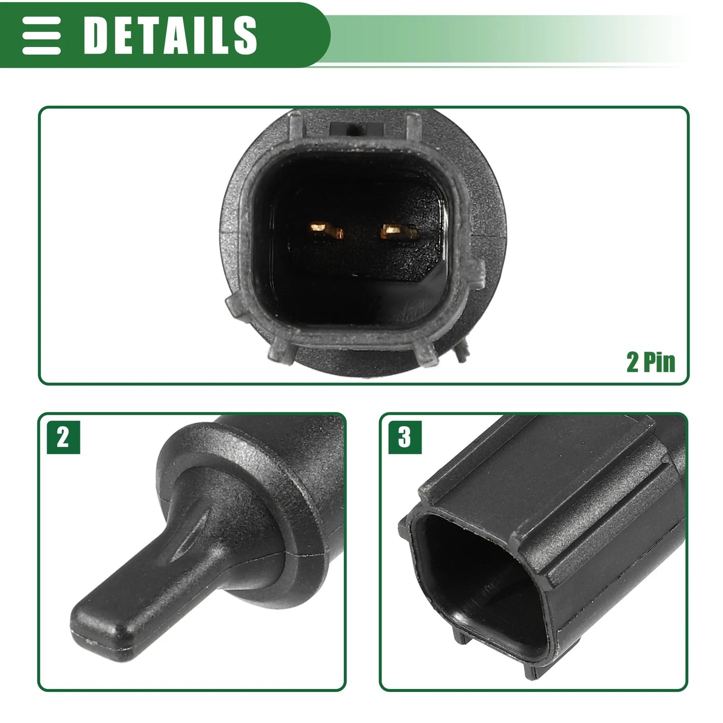 Ambient Air Temperature Sensor for Dodge Caliber Black (2007 - 2011)
