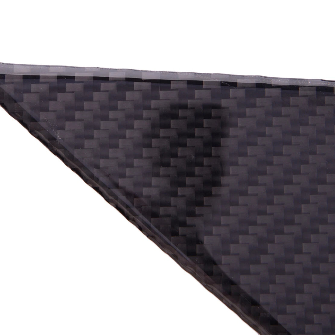 Triangle Carbon Fiber A-Pillar Decal Trims for Tesla Model Y (2020-2023)