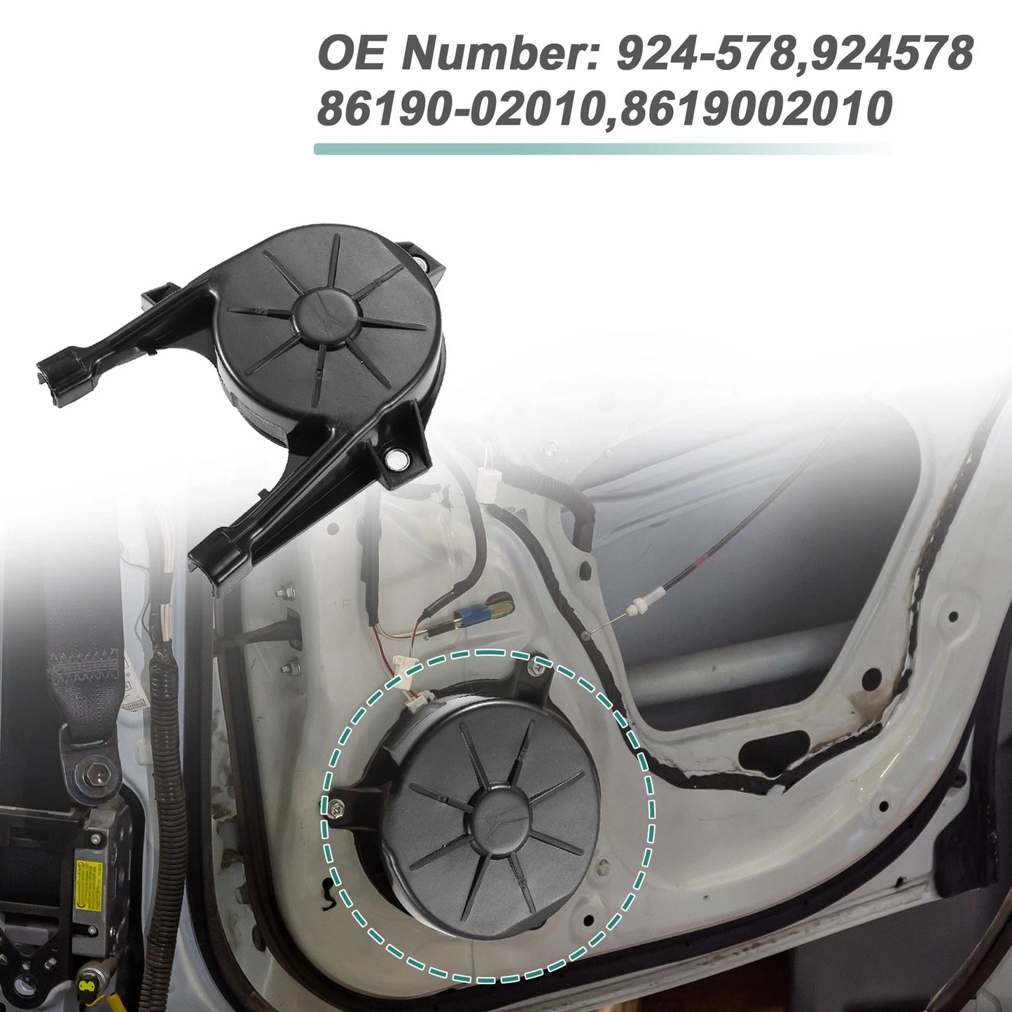 Left Side Power Sliding Door Control Cable for Toyota Sienna (2004-2020)