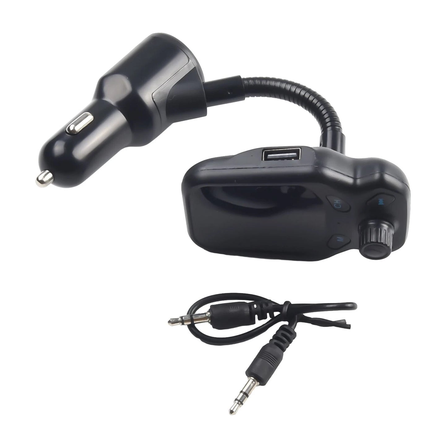 Wireless FM Transmitter USB Charger for Car MP3 Player Calls Hands-Free