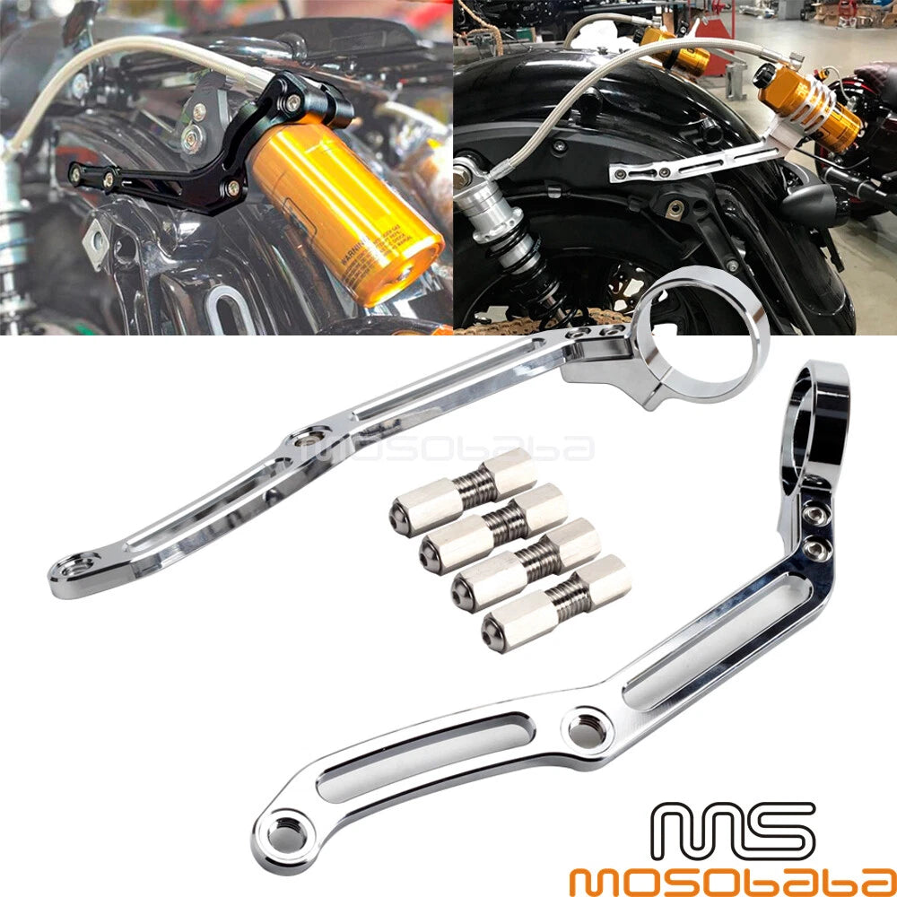 Remote Reservoir Mount Bracket for Harley Touring Legends Revo Shocks (2014-2022)