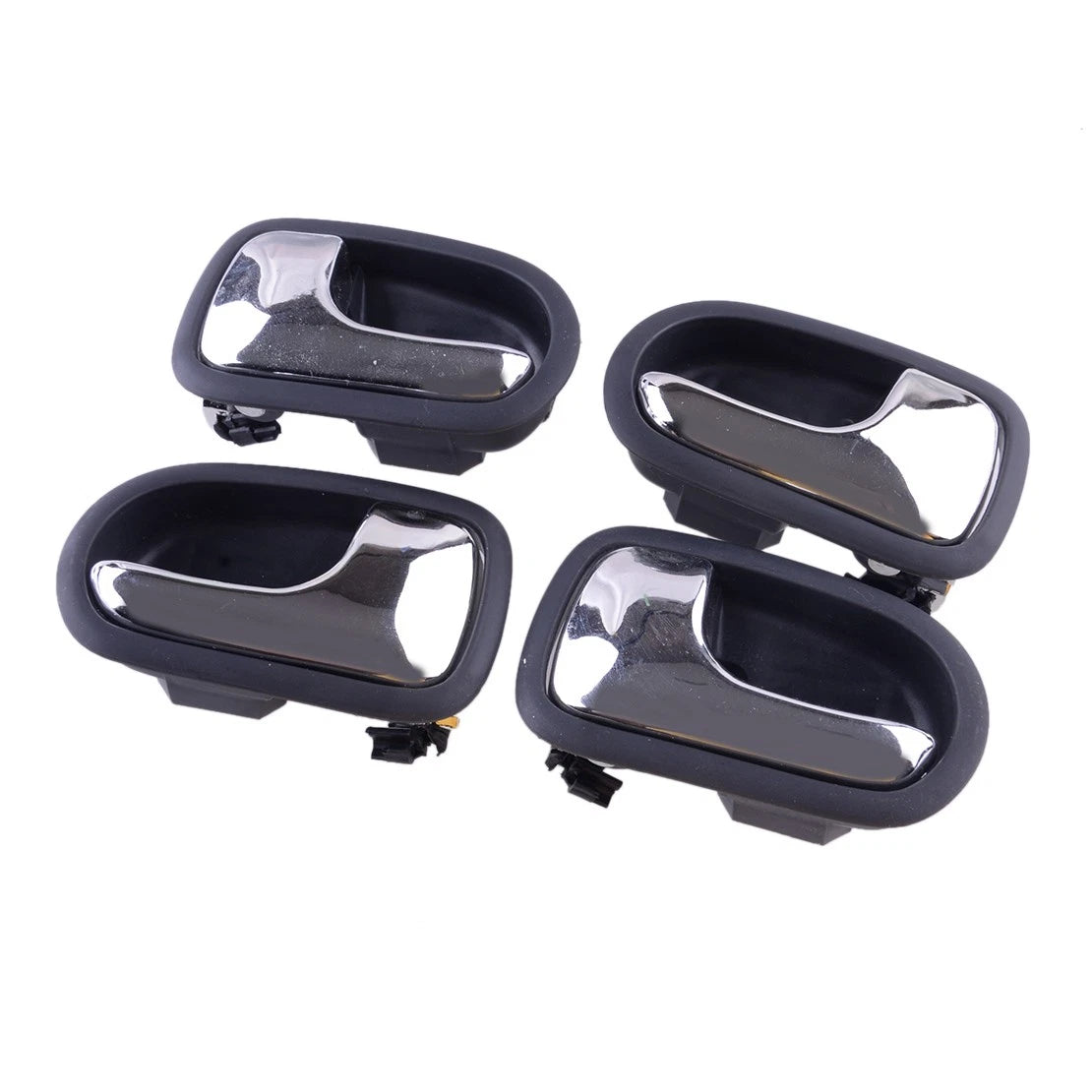 4 x Black Door Handles for Mazda Protege, 323, 626, Ford Liata (1990-2002)
