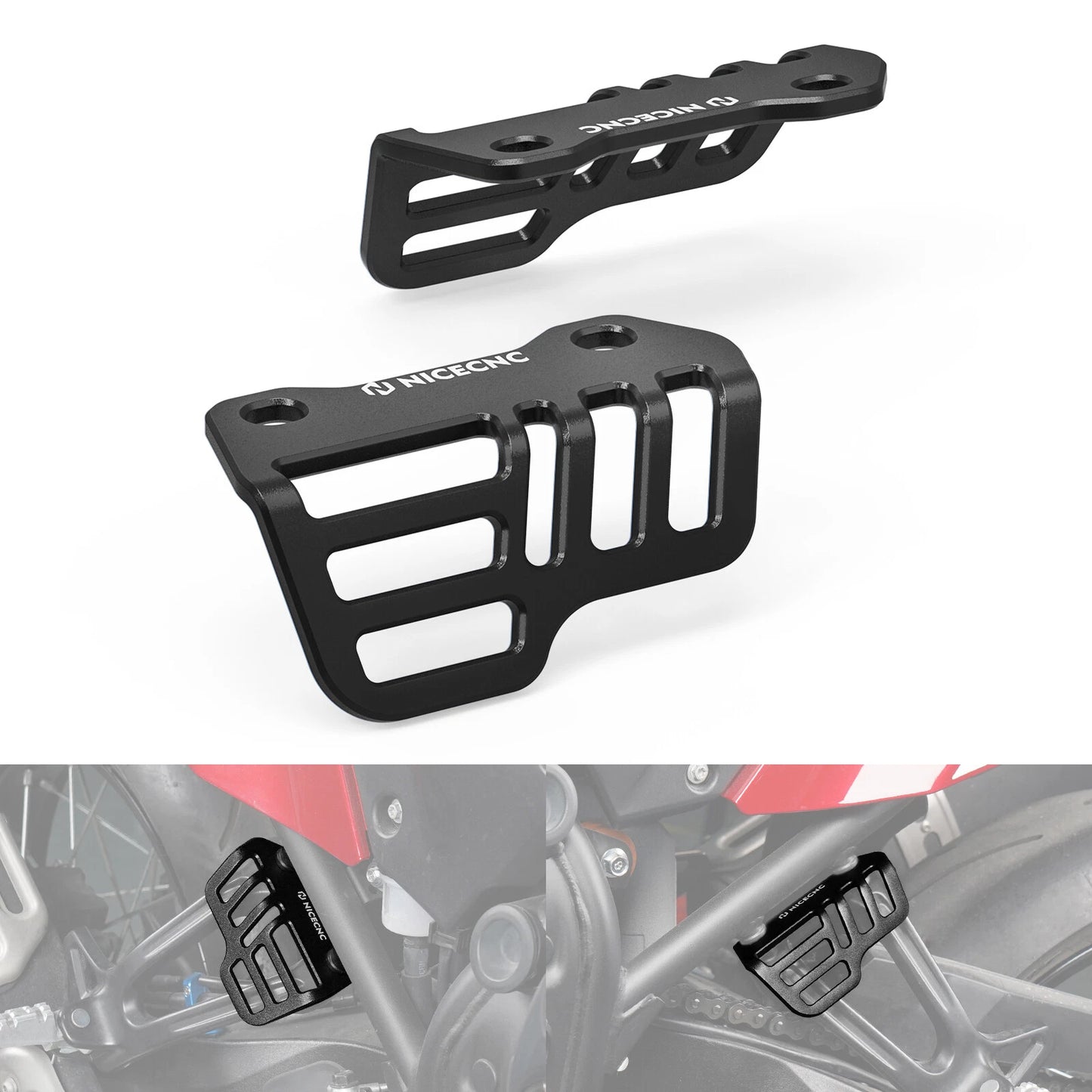 Rear Tie Down Brackets for Yamaha Tenere 700 Rally (2020-2024)