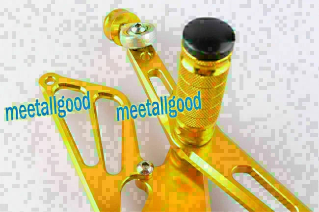 Rearset Footrest Footpegs for Yamaha YZF R6 (2006-2010) - Gold