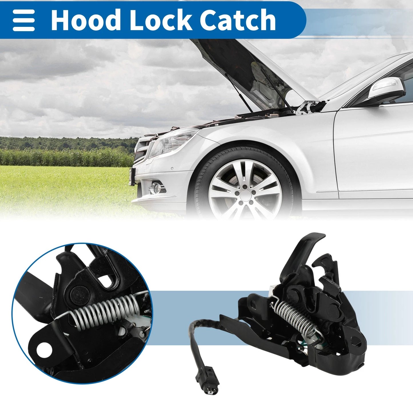 Hood Latch Assembly for Toyota HIGHLANDER (2009–2015)