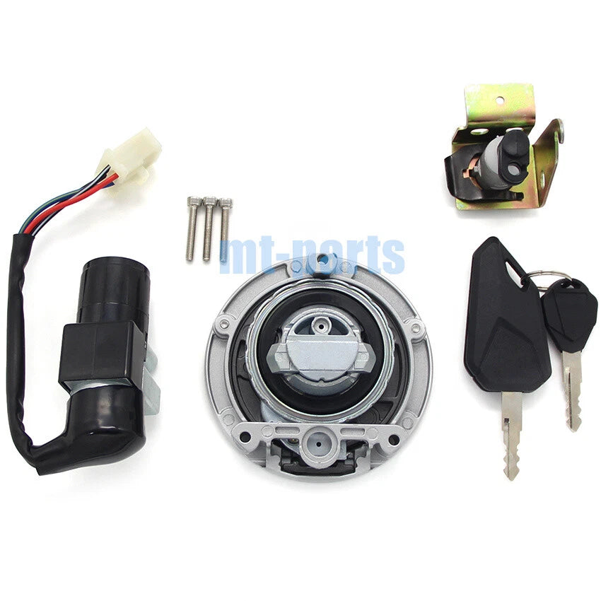 Fuel Gas Cap Ignition Key Switch Seat Lock Set for Honda GROM MSX125 (2016)