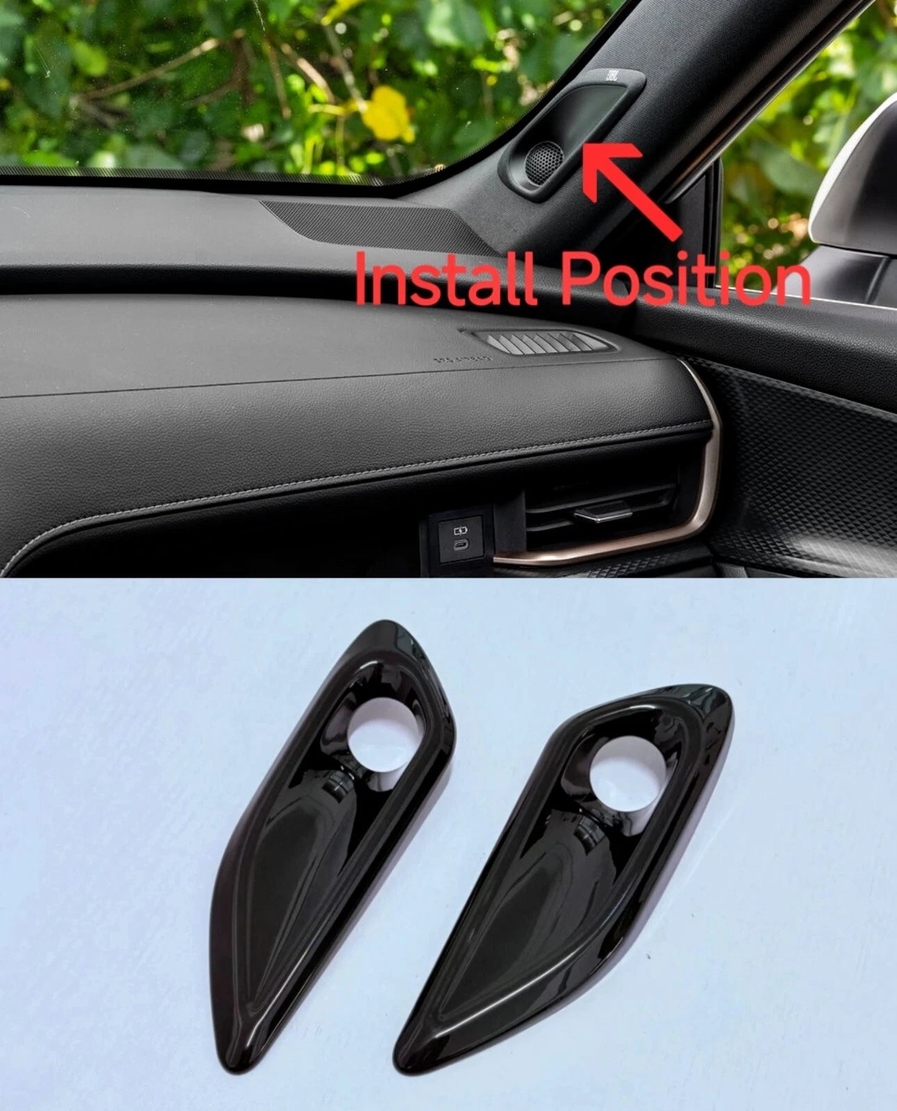 Pillar Speaker Cover Trim Accessories for Toyota Grand Highlander (2024-2025)