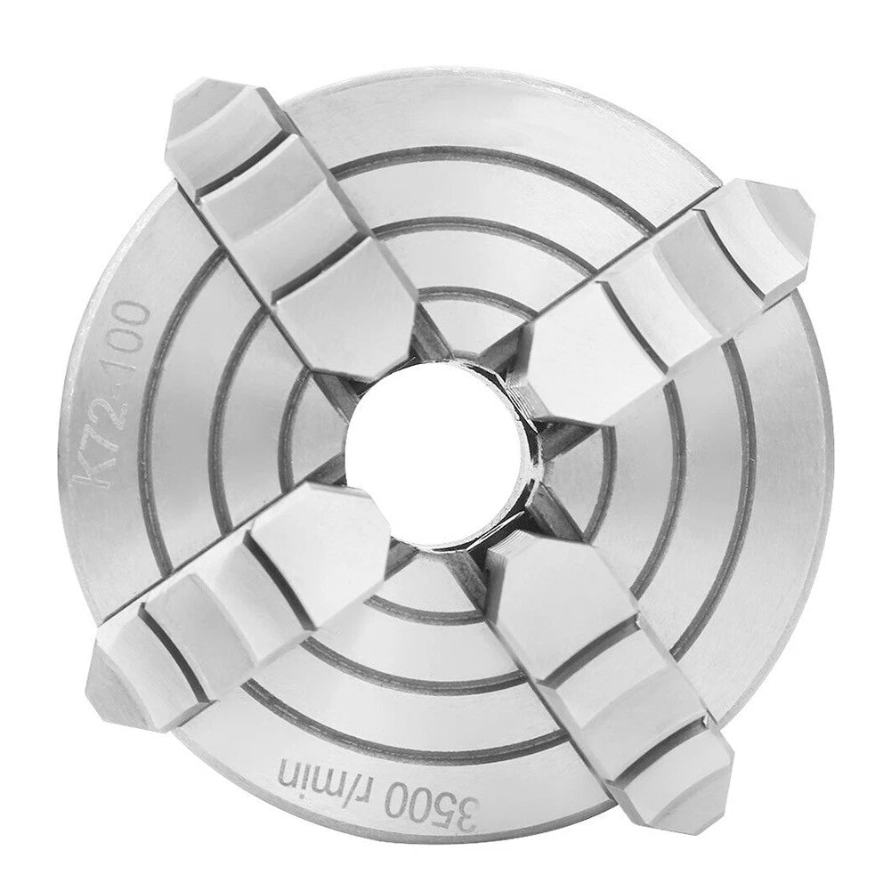 4" 4-Jaw Independent Reversible Lathe Chuck for Wood Turning K72-100