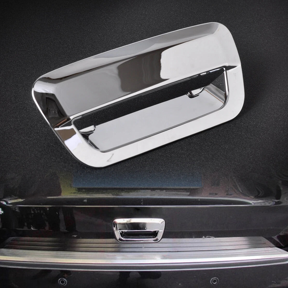 Chrome Rear Door Handle Bowl Cover Trim for Grand Cherokee, Durango (14-20)