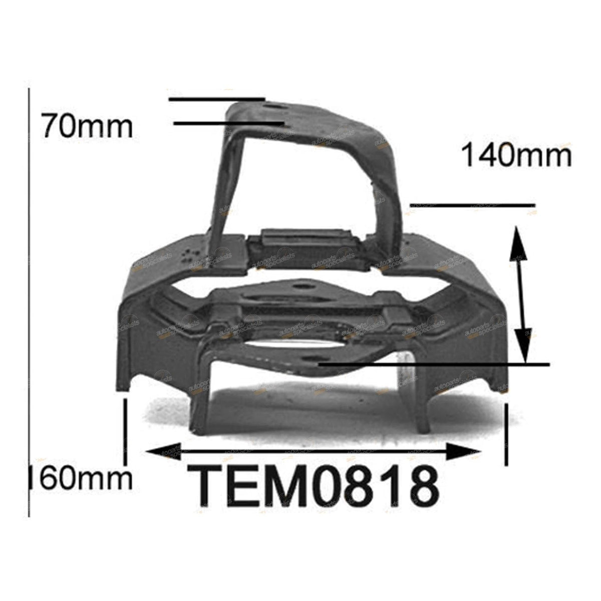 Rear 2.8L Transmission Mount for Mitsubishi Pajero (1993 - 1997)