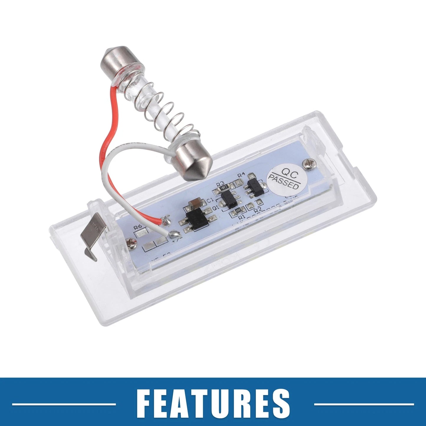 White LED License Plate Light for BMW X5 (2002 - 2006)