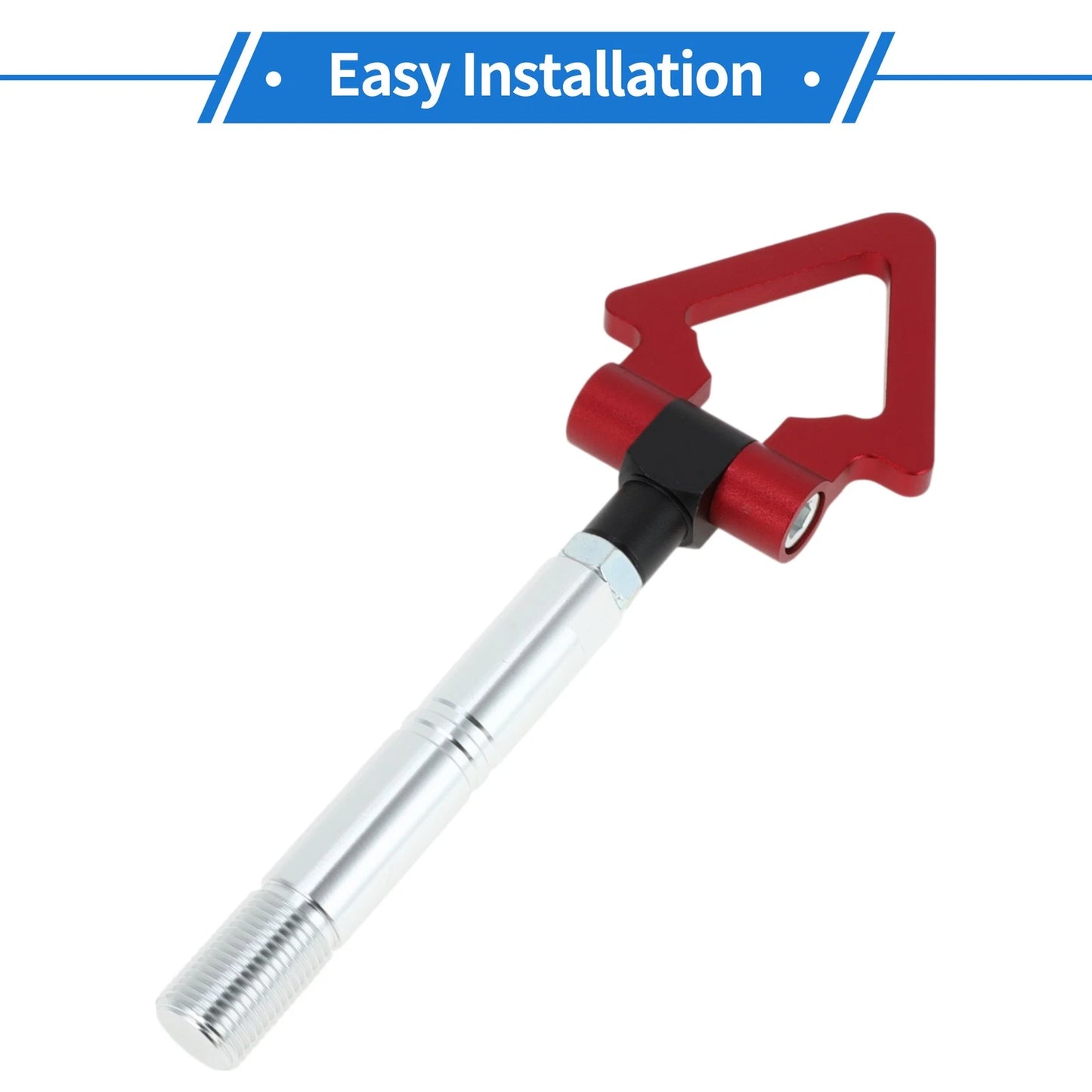 Red Folding Screw-on Tow Hooks for Toyota Avanza (2004-2023)