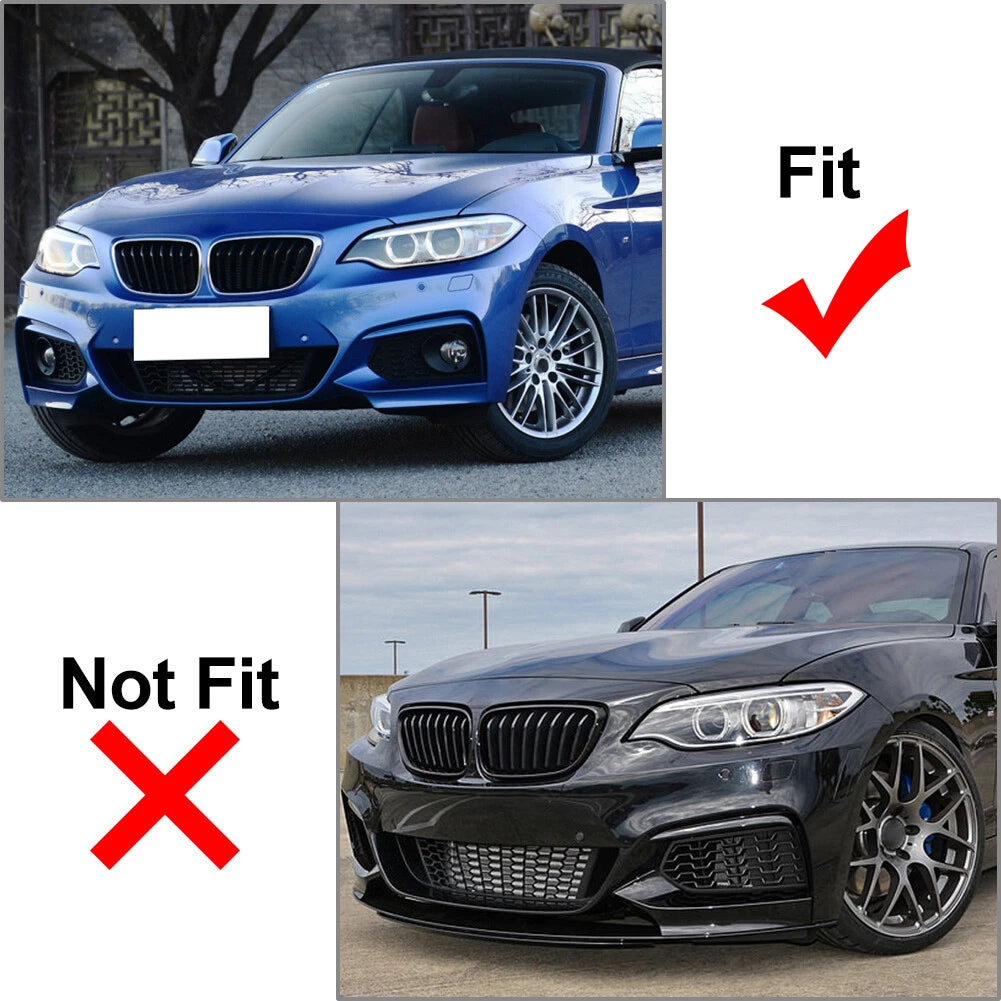 Fog Lamp Grill with Light Hole for BMW 2 Series F22 F23 M Sport (2014-2021)
