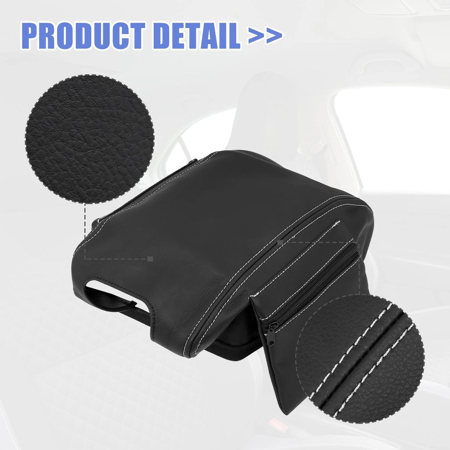 Jeep Wrangler Armrest Cover for Center Console (2011-2017) - Black
