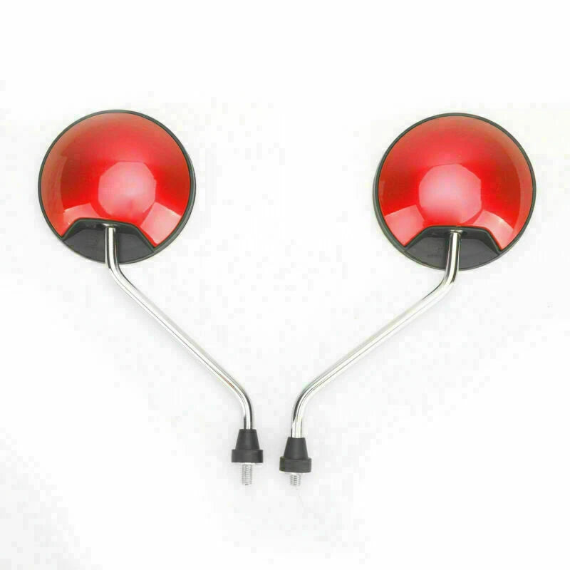 Red Mirror Set for Universal Scooter M8 CW Thread Right & Left