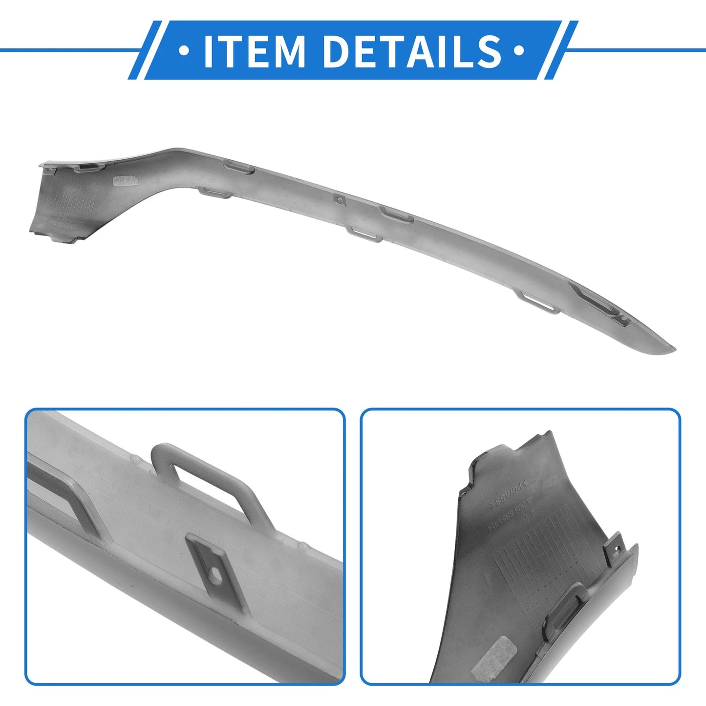 Front Left Bumper Grille Trim for Mercedes-Benz W205 (2015-2018)