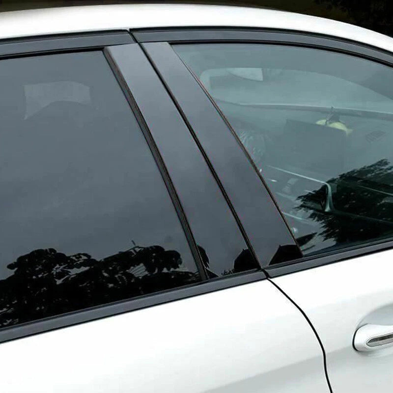 Window Pillar Posts Cover Trim 6 x for Jeep Compass (2017–2023)