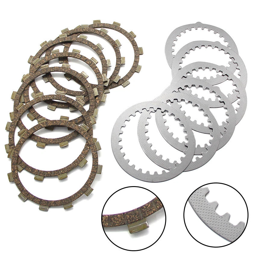 Clutch Friction Disc Plate Kit for Yamaha DT250 DT400 RD250 RZ250 RD350 (1973-1983)