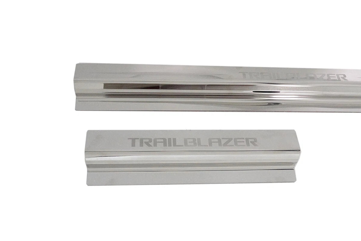4 x Door Sill Scuff Plates for Chevrolet TrailBlazer (2012-2019)