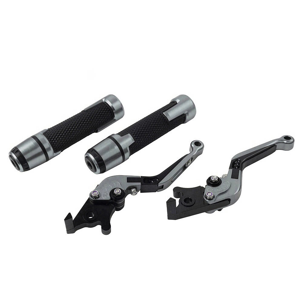 Titan Extendable Brake Clutch Lever Grip Set for Yamaha YZF R1 (2009-2014)
