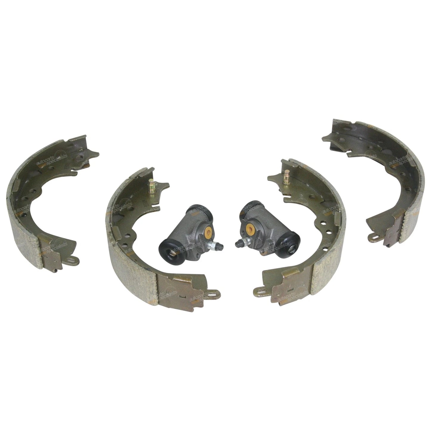 4x Rear Brake Shoes + 2x Wheel Cylinders for Hilux GGN15 KUN16 TGN16 (2005-14)