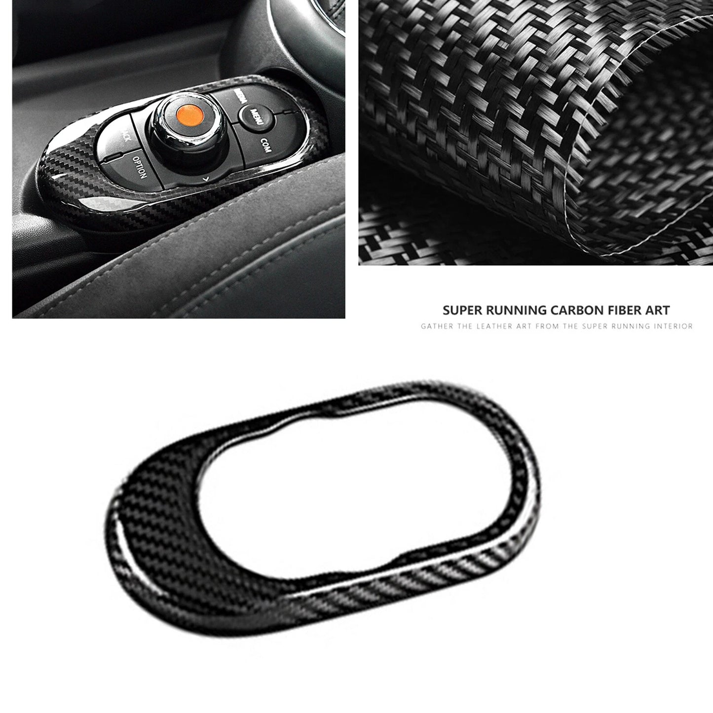 Center Control Gear Panel Cover Trim for BMW Mini Cooper F55 F56 (2014-2023)