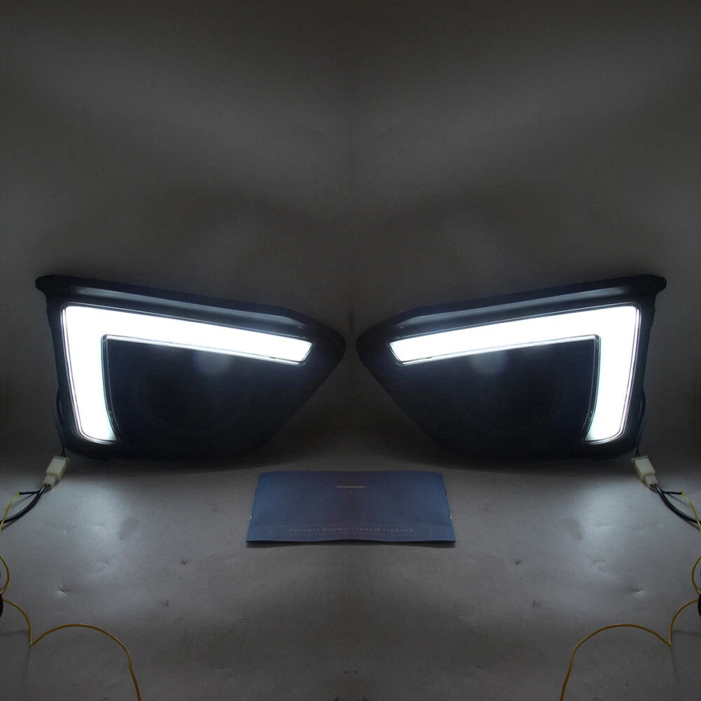 2 x LED DRL Daytime Running Lights for Honda Jazz (2014-2017)