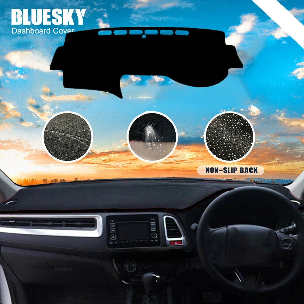 Non-Slip Dash Mat for Honda Accord Euro CL9 2.4L (2003-2008) Black Cover