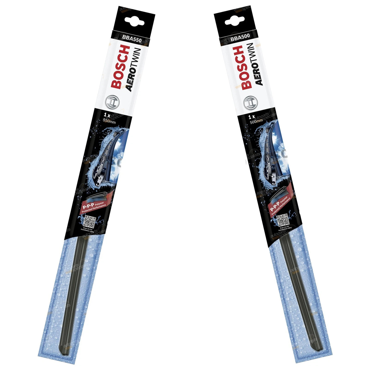 Front Pair Aerotwin Wiper Blades for Nissan Maxima A32 3.0L (1995-1999)