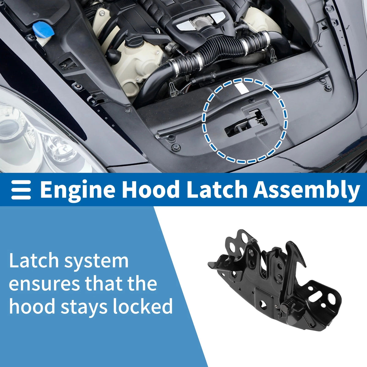Hood Latch Assembly for Nissan X-TRAIL III (2014-2018) 1 Pc