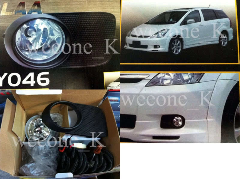 Fog Light Lamp Kit for Toyota Wish (2004-2007) 1 Set