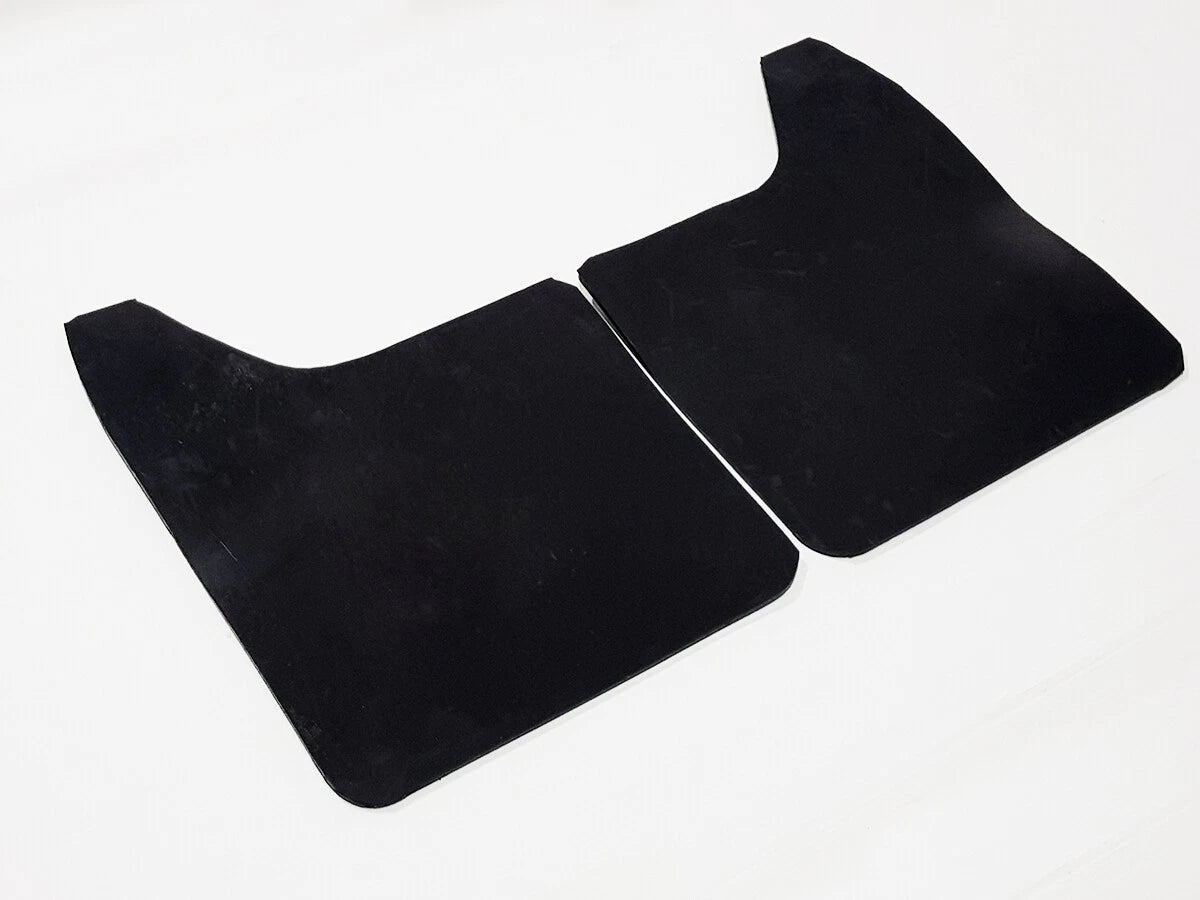 Front Mud Flaps Splash Guards for Holden TF Rodeo Isuzu 88-97 (Black Rubber)