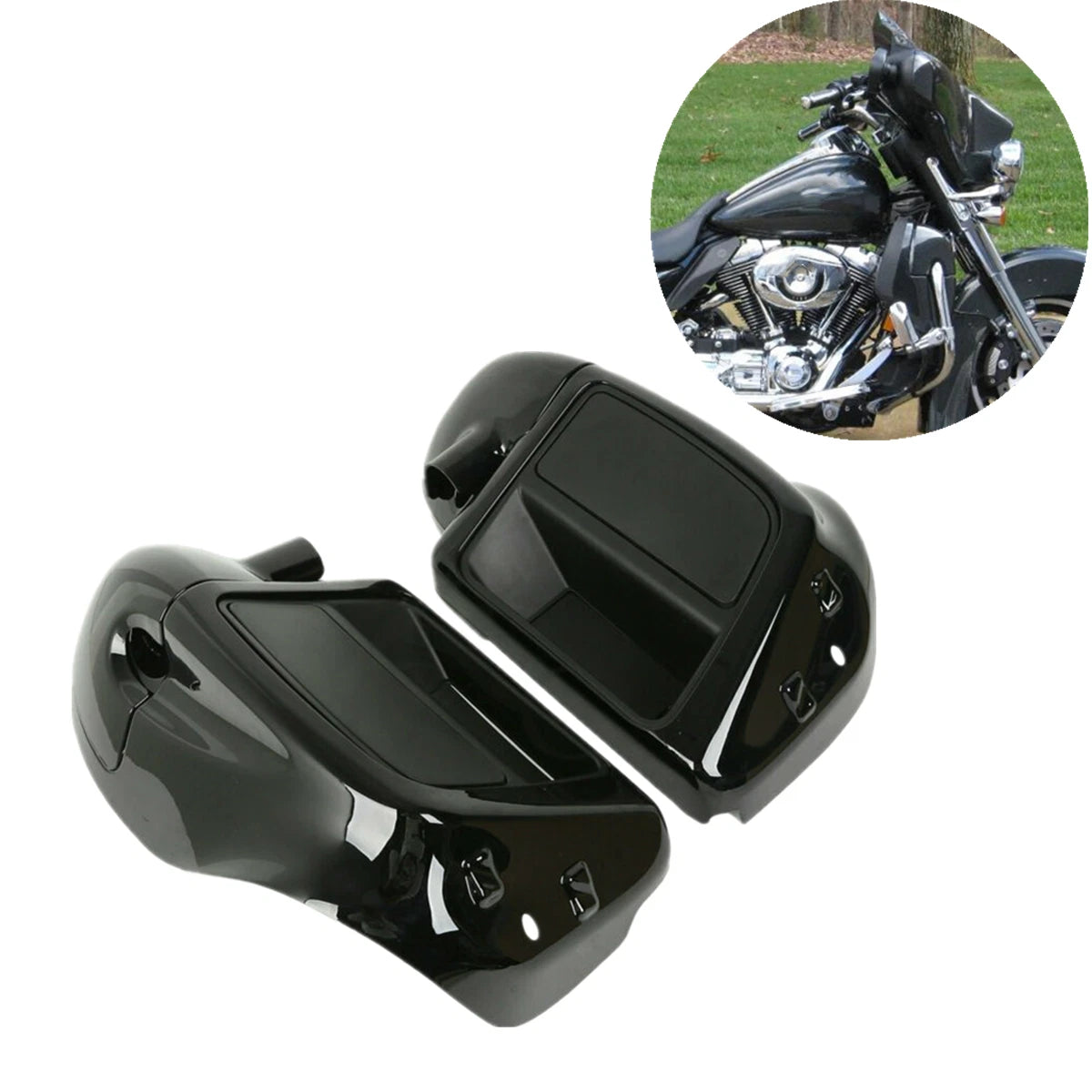 Vented Fairings Speaker Pods & Crash Bars for Harley Electra Glide (14-24)