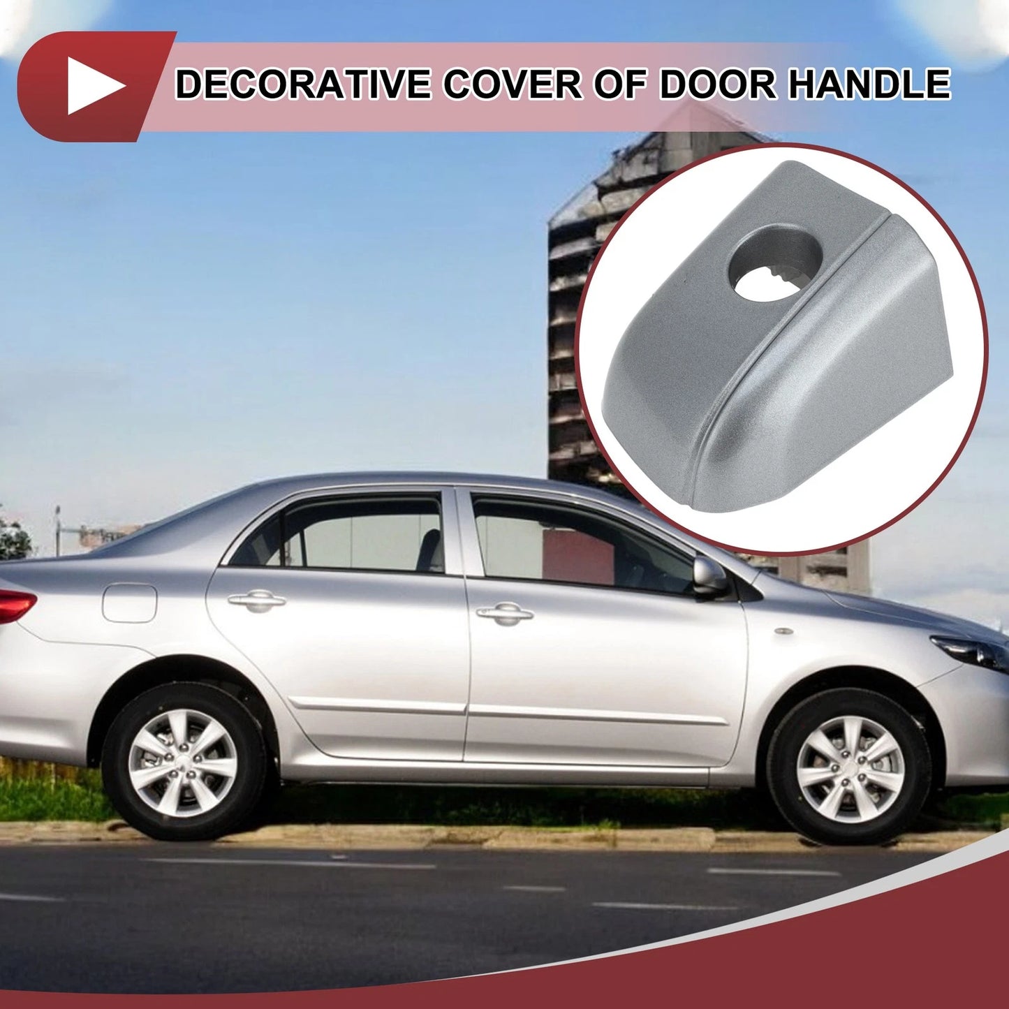 Front Left Exterior Door Handle for Honda Accord MK10 (2018-2020) Silver ABS