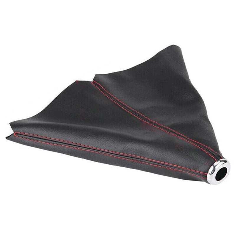 Black PU Leather Dustproof Shift Stick Cover for Universal Cars