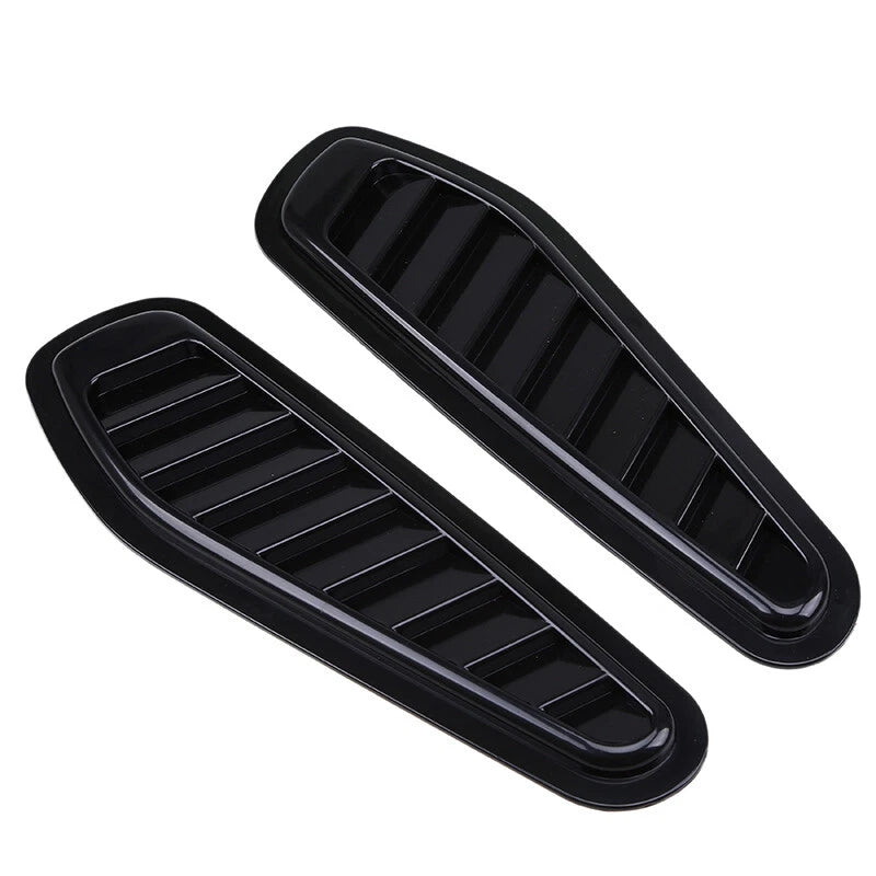 2 x Universal Car Decorative Air Flow Intake Scoops