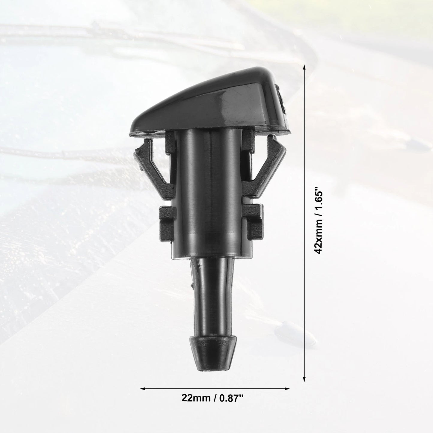 2 x Car Windshield Washer Nozzles for Jeep Compass (2007-2017)
