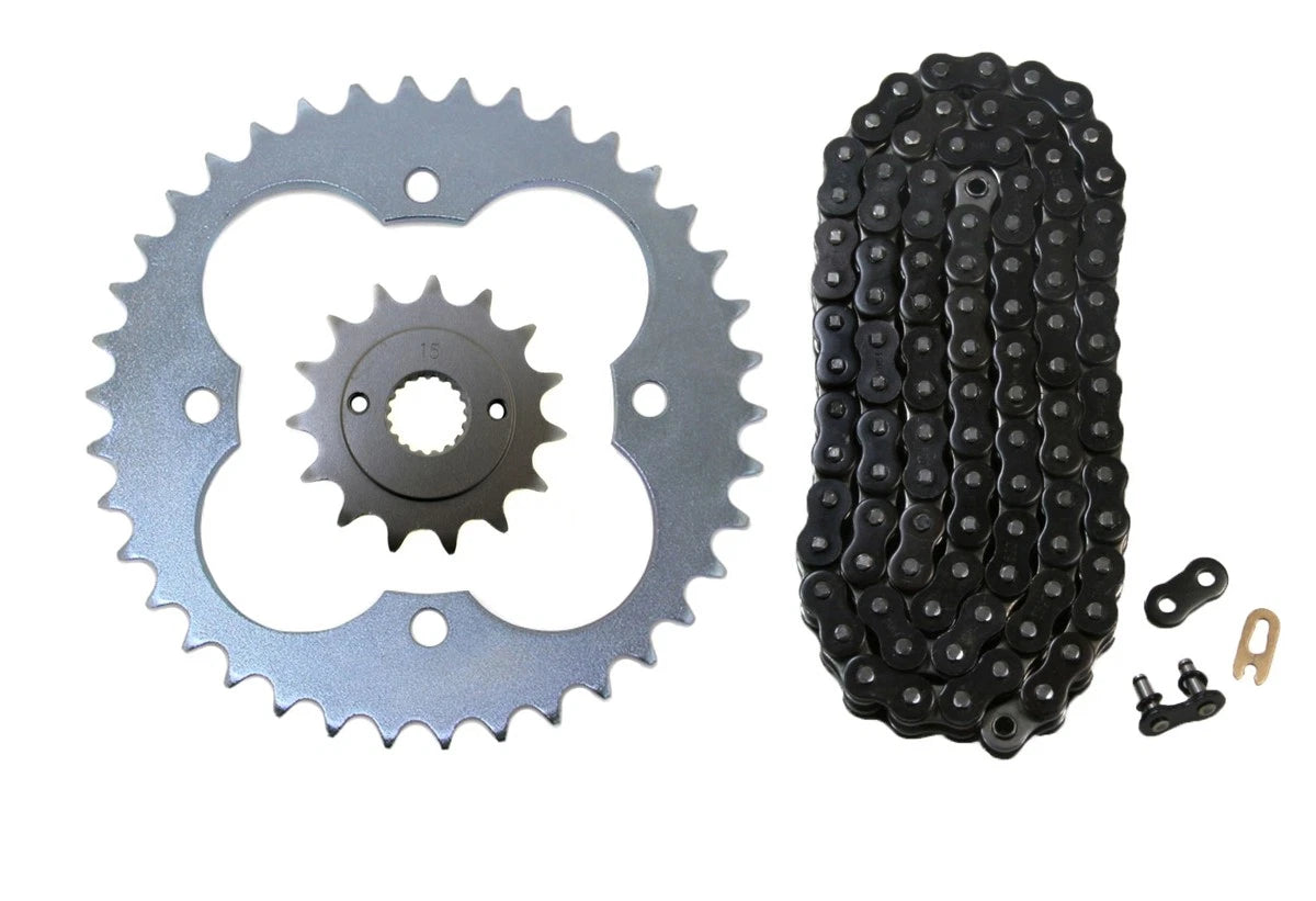 Black 520x94 O-Ring Chain & 14/38 Sprockets for Honda TRX400EX (1999–2004)